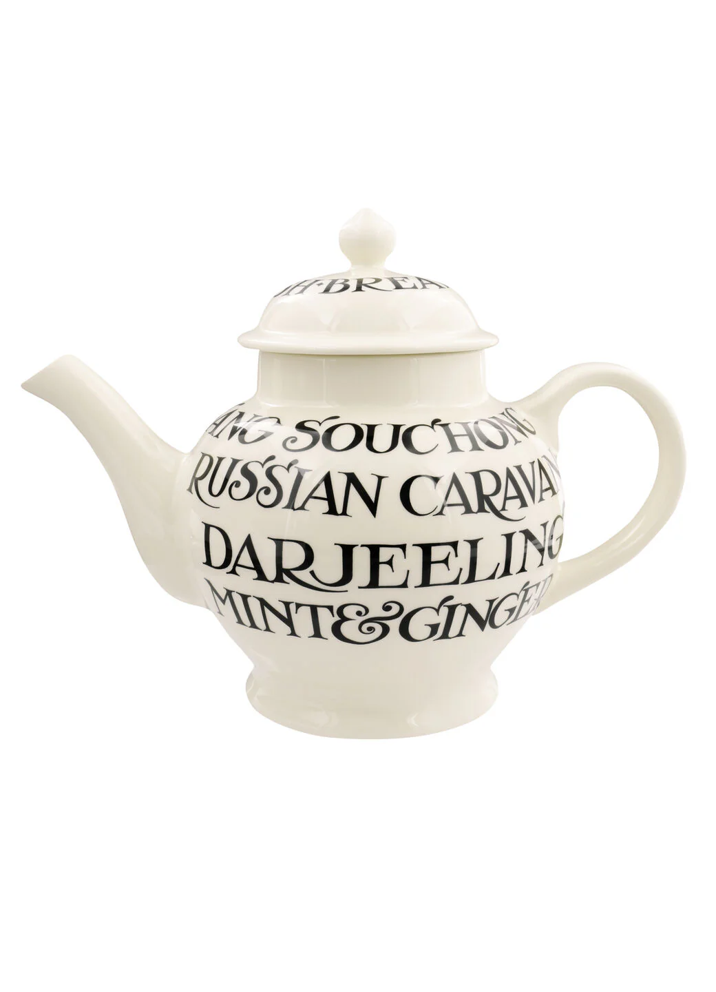 Black Toast 4 Mug Teapot - Image 2
