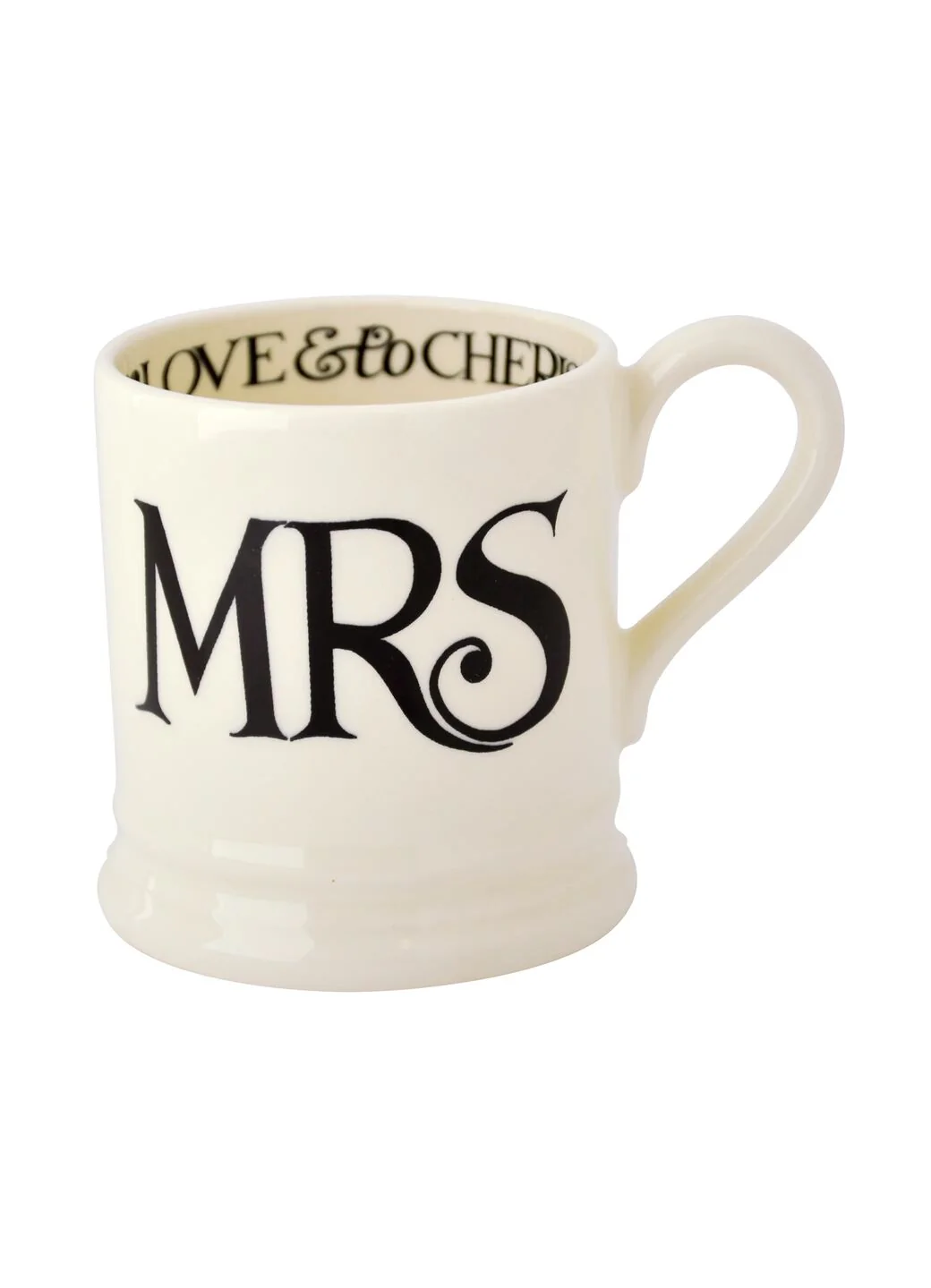 Black Toast 'Mr & Mrs' Set of 2 1/2 Pint Mugs Boxed - Image 4