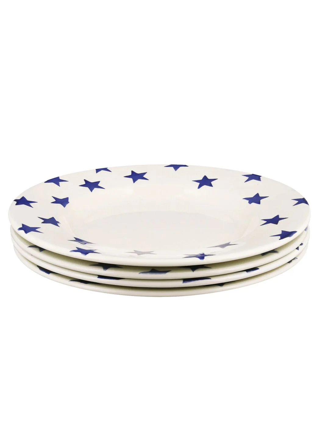Blue Star Large Dinner Plate, 10.5 Inch - Set of 4