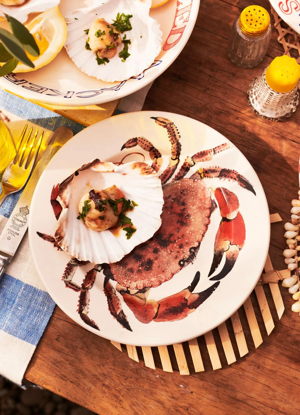 Crab Medium Dinner Plate, 8.5 Inch