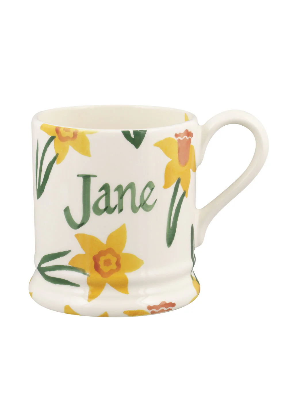 Personalised Daffodils 1/2 Pint Mug