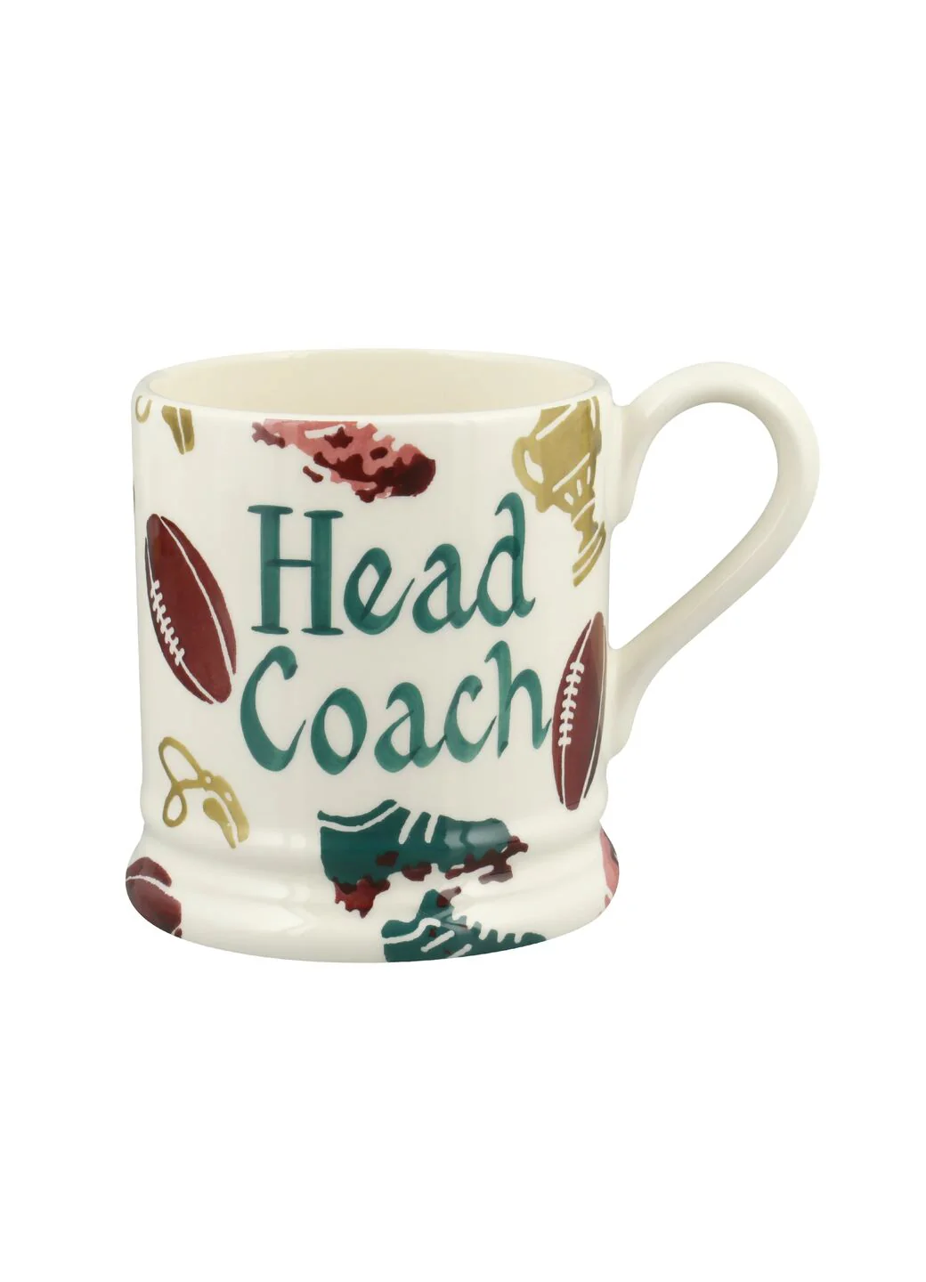 Personalised Rugby 1/2 Pint Mug