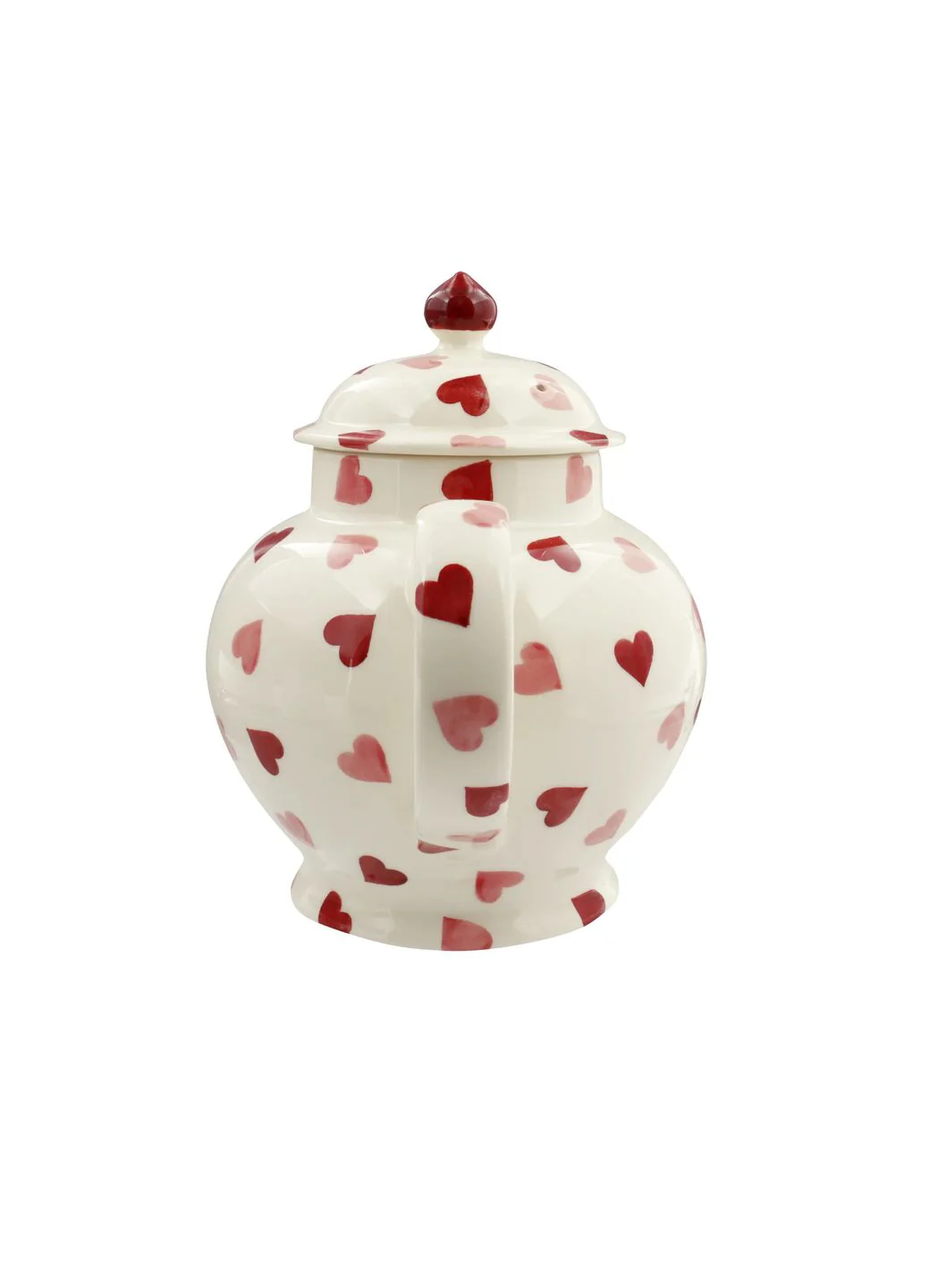 Pink Hearts 4 Mug Teapot - Image 5