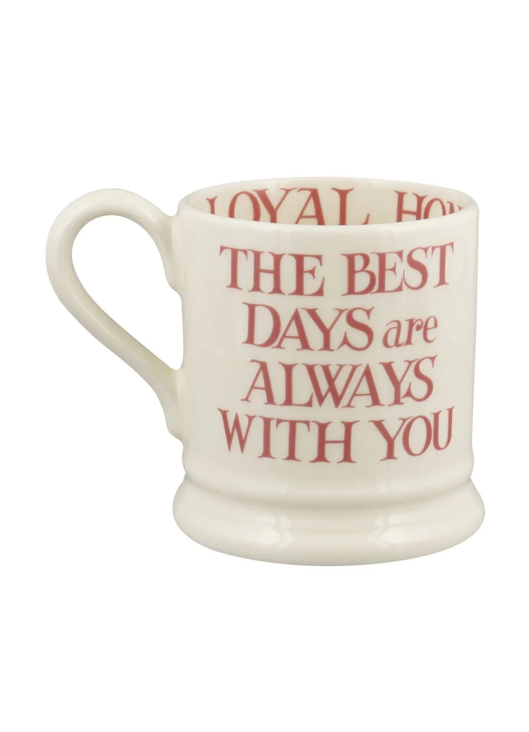 Pink Toast My Brilliant Friend 1/2 Pint Mug - Image 4
