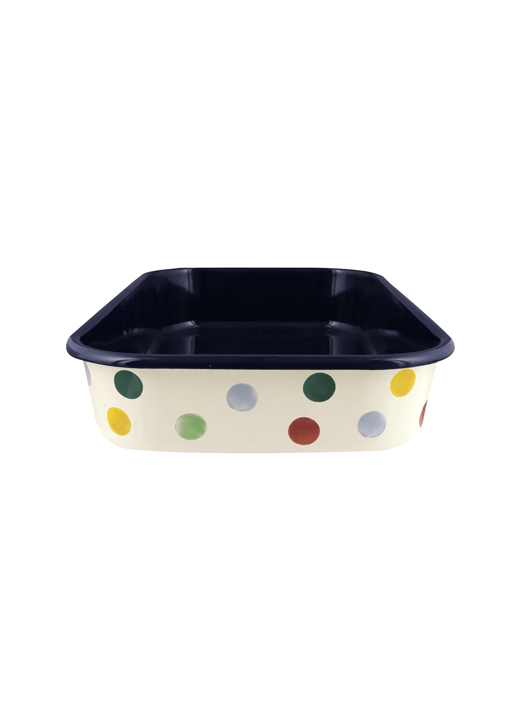 Polka Dot Enamel Roasting Dish 34cm - Image 5