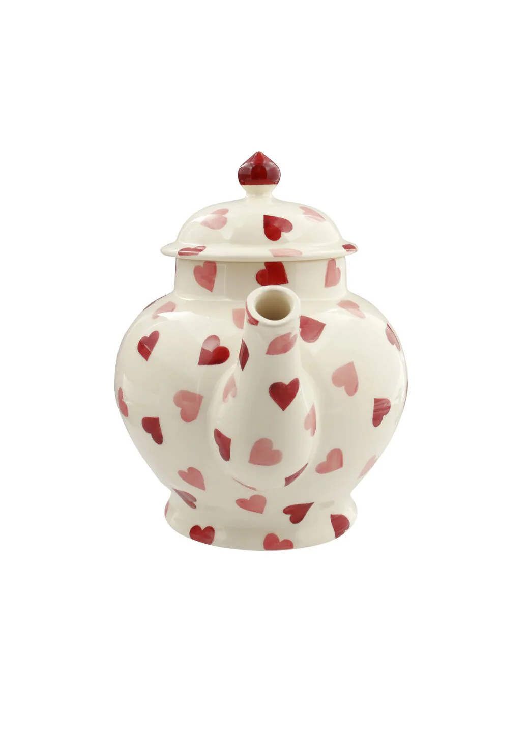 Seconds Pink Hearts 4 Mug Teapot - Image 3