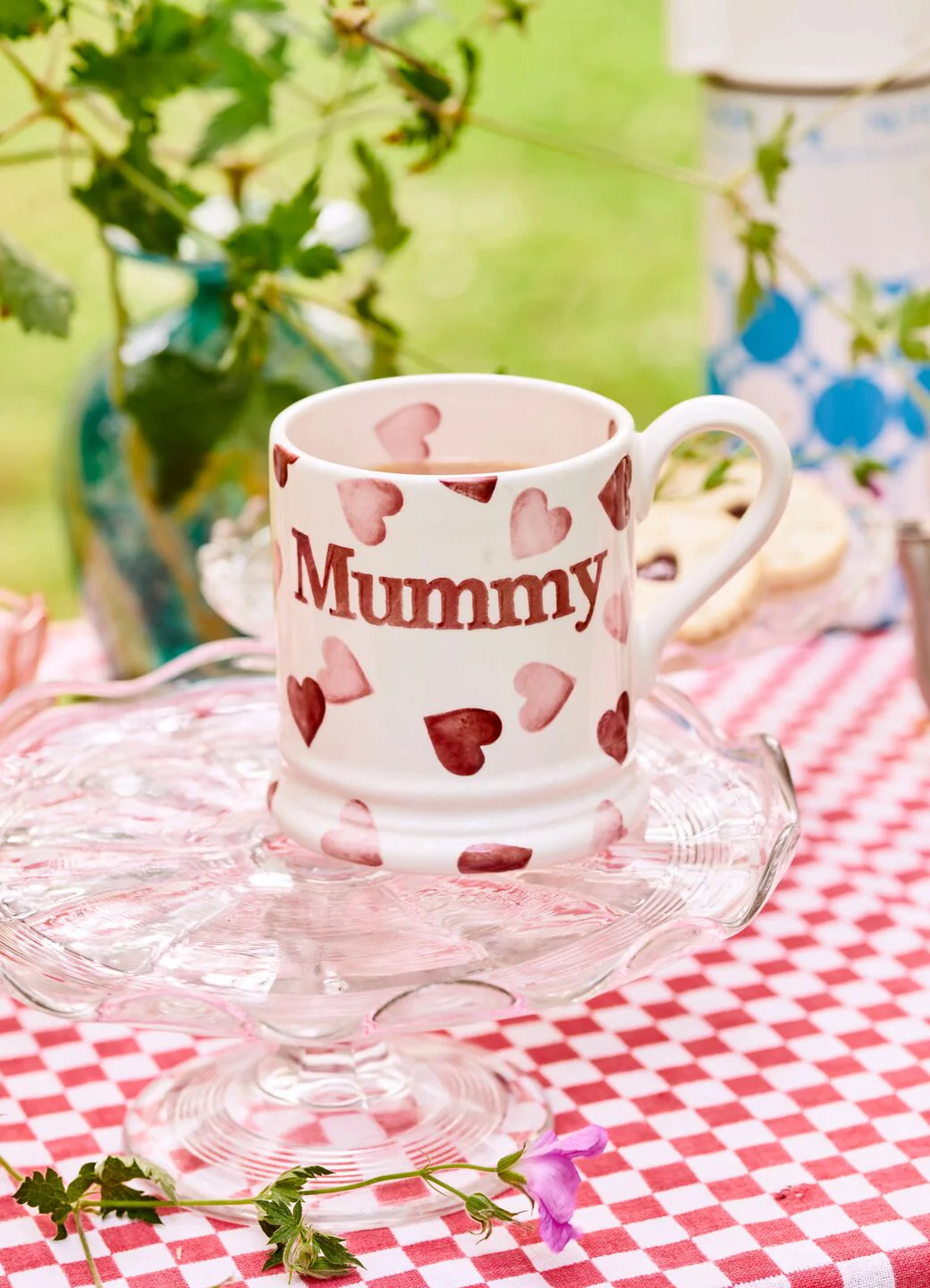 Seconds Pink Hearts Mummy 1/2 Pint Mug