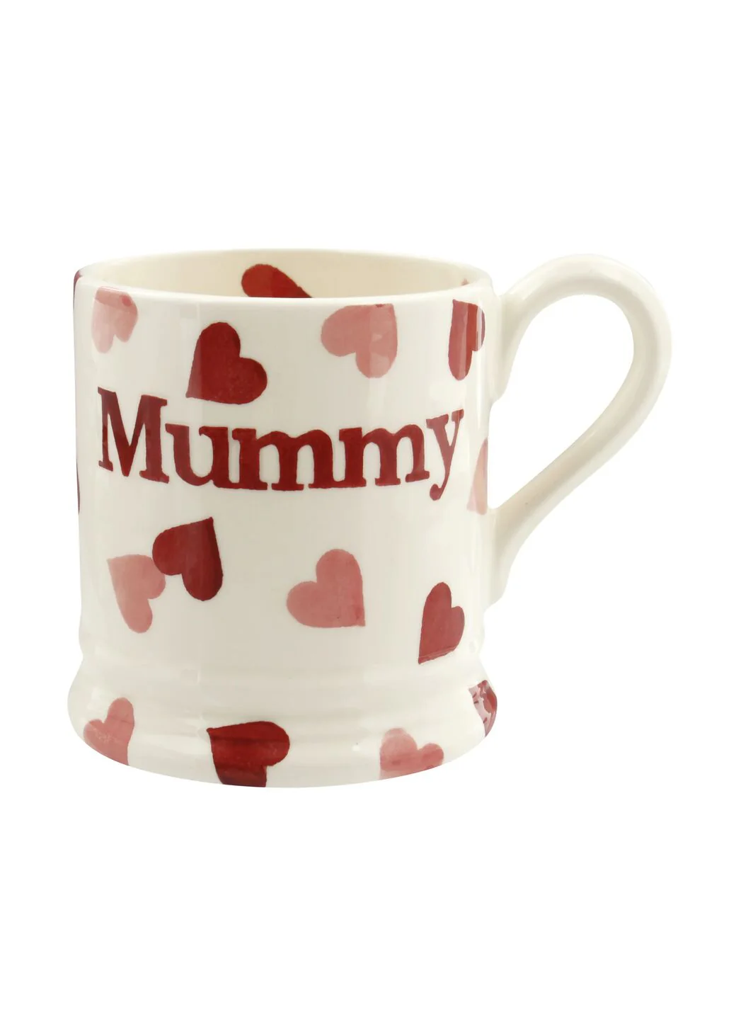 Seconds Pink Hearts Mummy 1/2 Pint Mug - Image 2