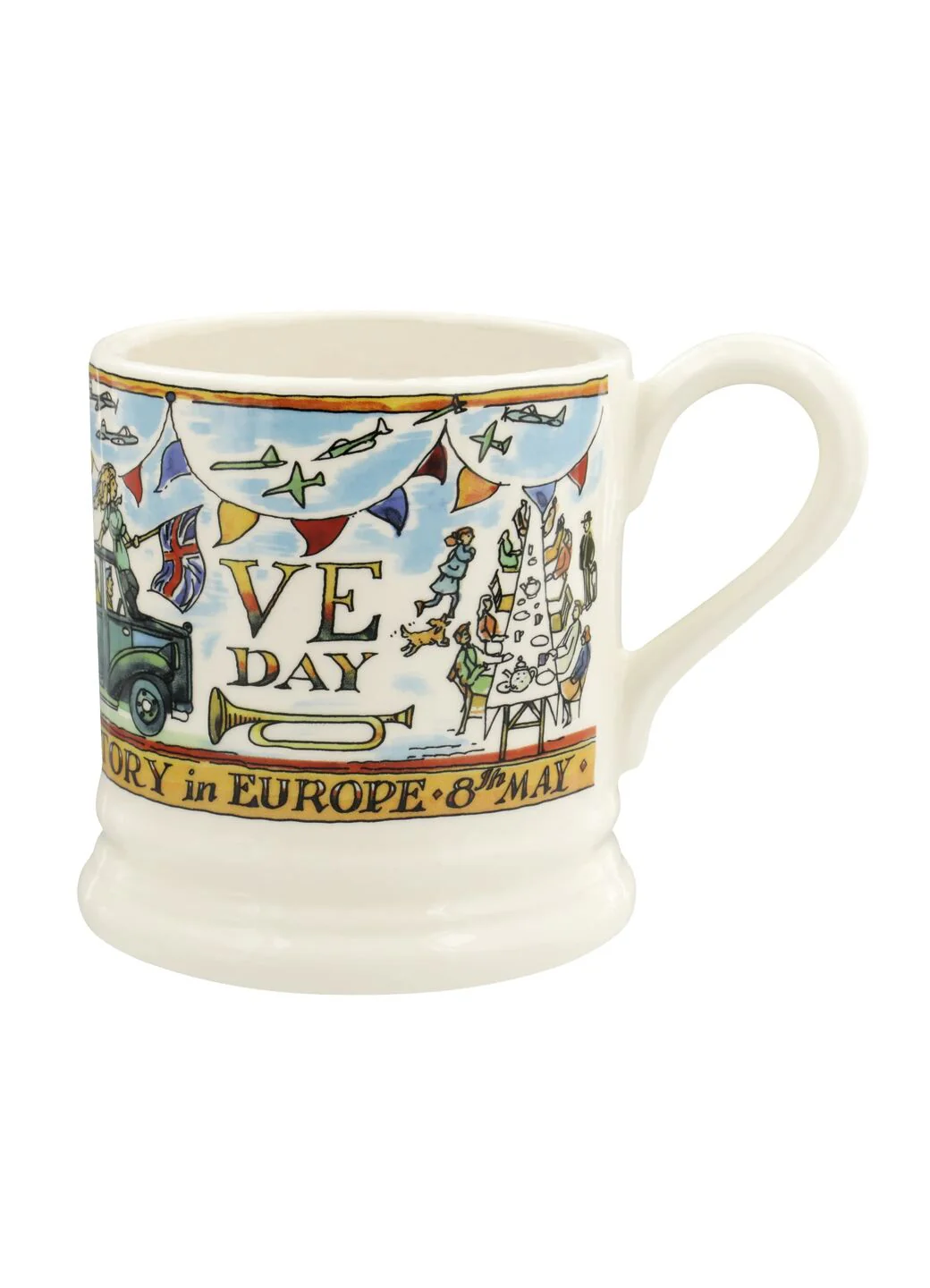 Seconds VE Day Anniversary 1/2 Pint Mug - Image 7